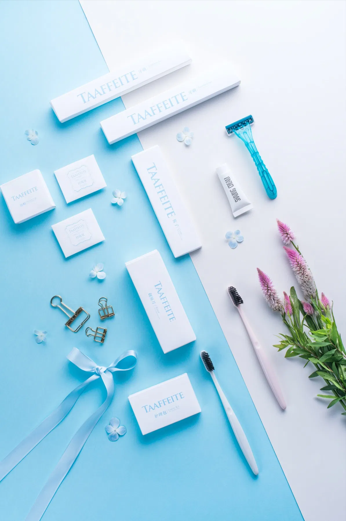 Shenone Hotel Size Toiletries Set Kit Amenities for Hotels and Restaurant