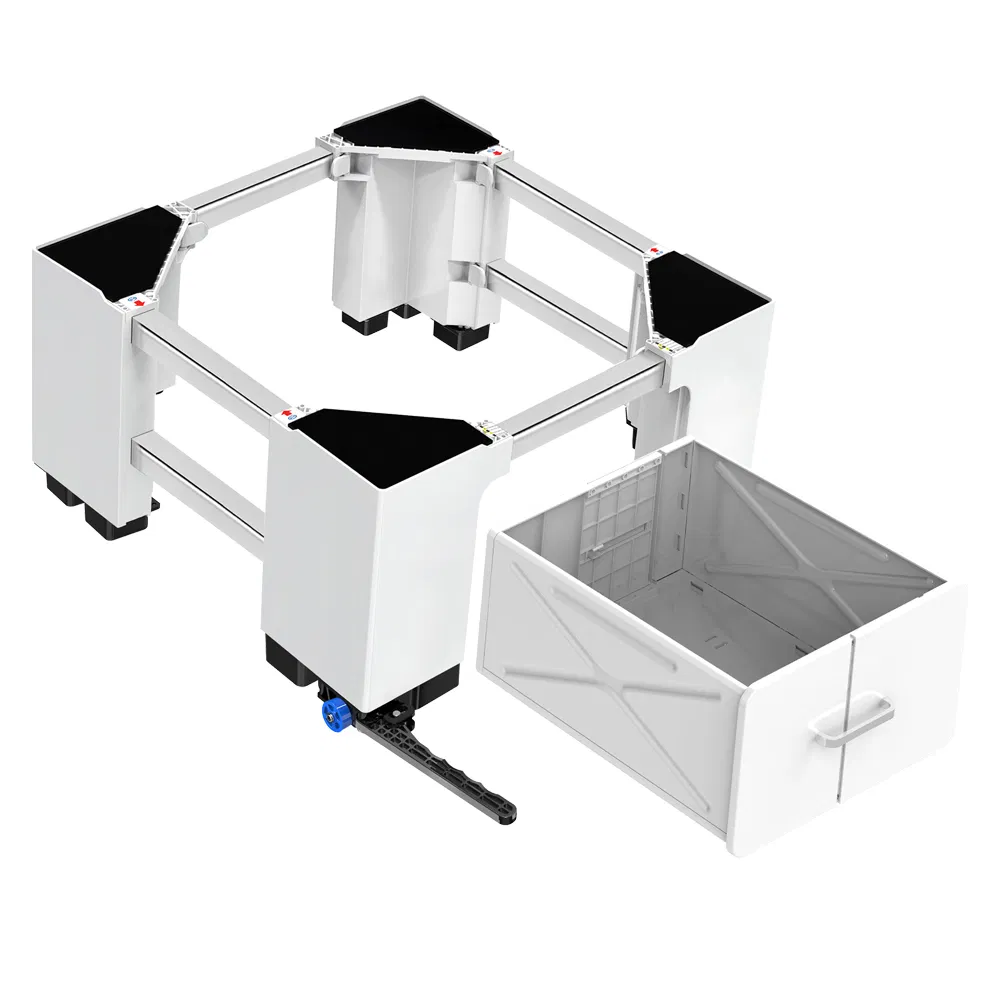 Sturdy Washing Machine Base with Storage Drawer with 23.9cm Height Lift