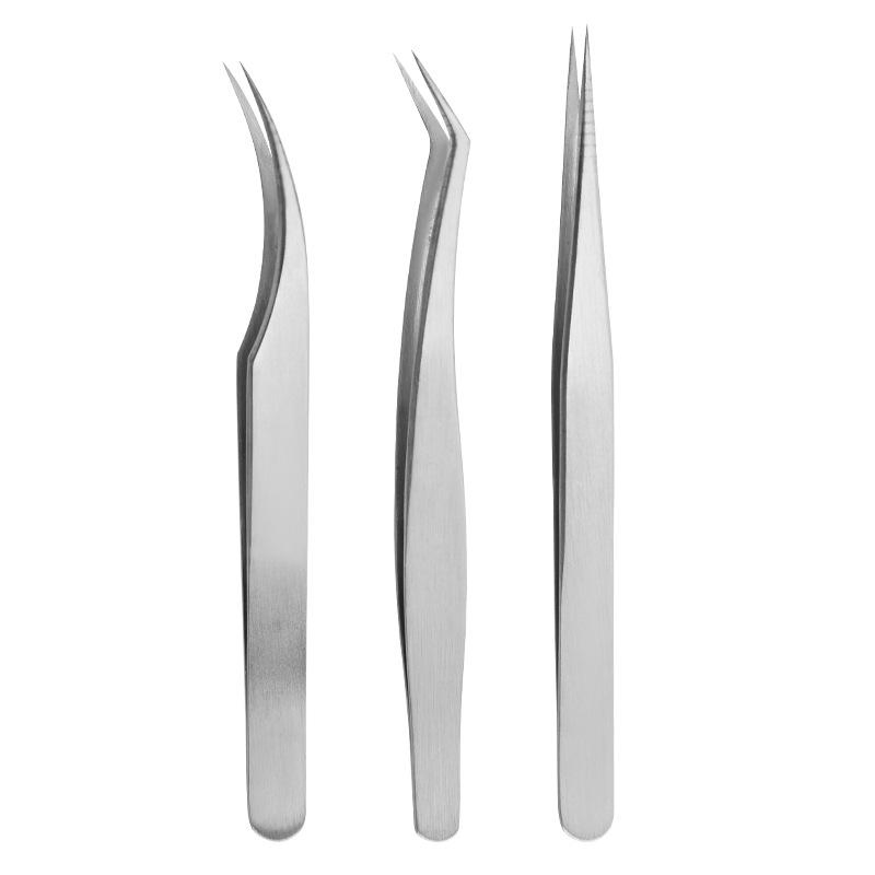 Lash Tweezers Eyelash Extension Tweezers Makeup Free Shipping Nail Products Manicure Accessories Removal False Eyelash Clip