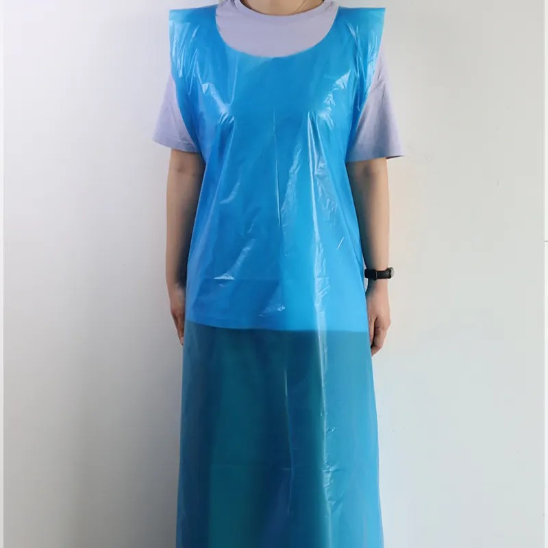 Disposable PE Aprons Poly Unisex Waterproof Workwear Protective Uniform Aprons