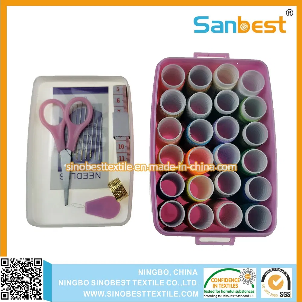 Sewing Set with 24 Colors Thread for Household
