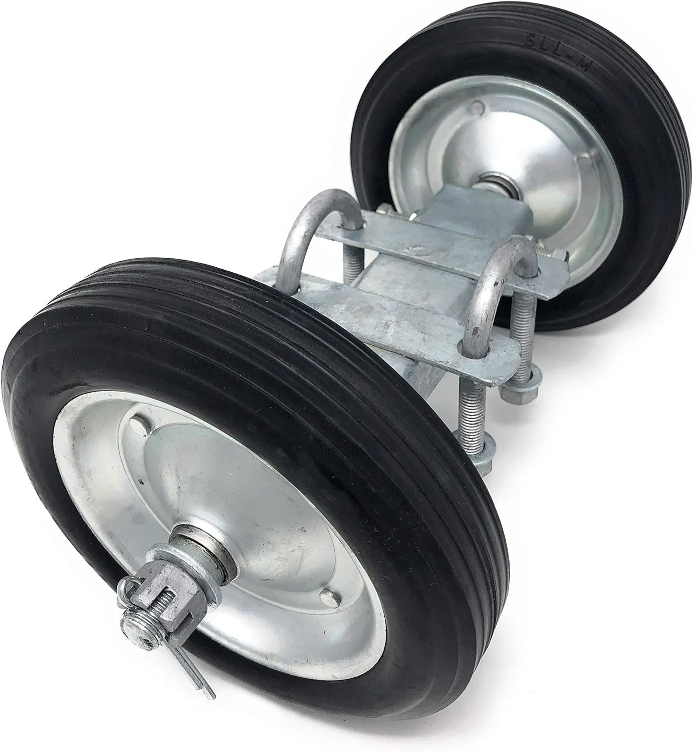 Universal Mount Fence Sliding Spring-Loaded Gate Caster Rolling Gate Wheels Swivel Wood or Metal Gates Wheel