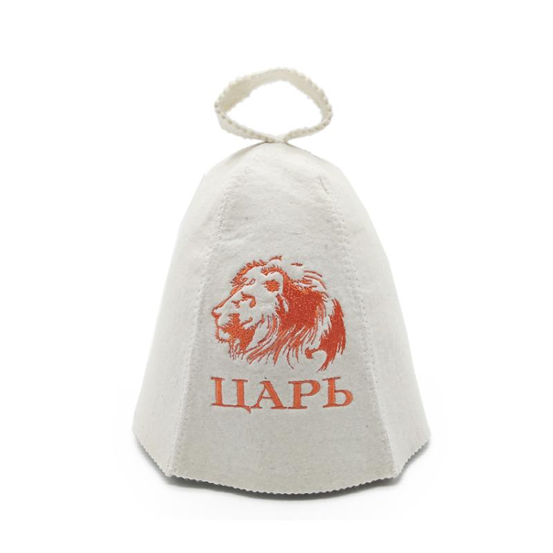Original Wool Sauna Hat Russian Banya Sauna Hat Custom Animal Logo 100% Wool Felt Sauna Hat