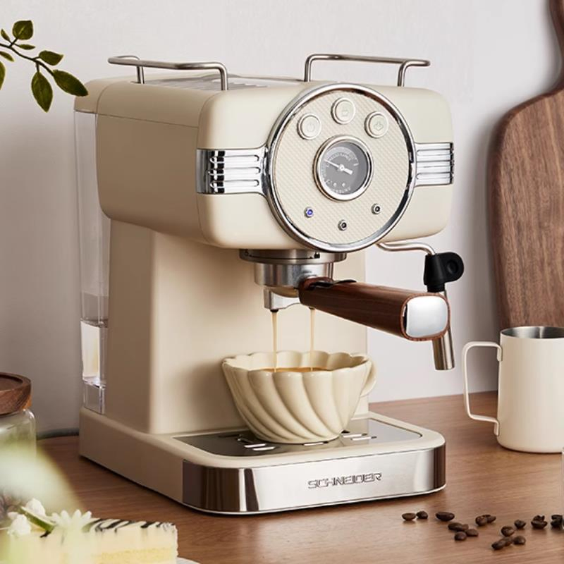 Home Barista Coffee System with 15bar Pressure Ulka Pump and Steam Wand