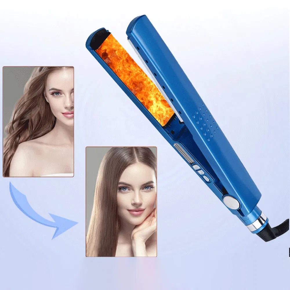 Customizable Design Anti Scalding Portable Stand Base Light Weight Mini 450 Degrees Hair Straightener Flat Iron