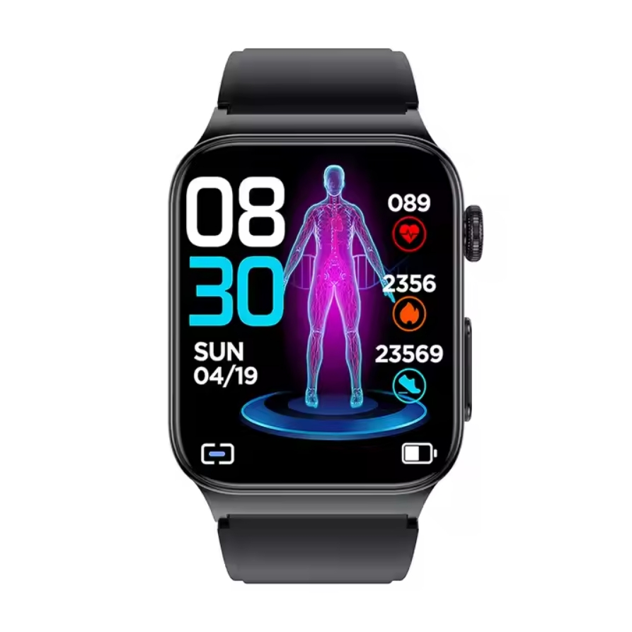 Et580 ECG Health Smart Watch Blood Oxygen Pressure Glucose Smartwatch