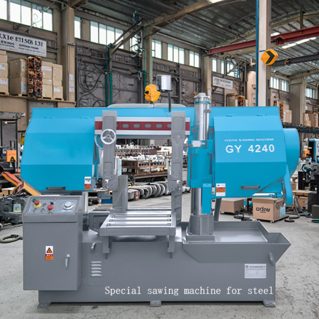 Ленточная пила по металлу автоматическая для стальных прутков