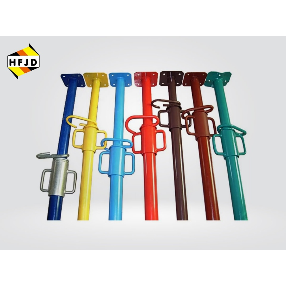 Large Inventory Painted Shoring Adjustable Shoring Steel Prop for Repeat Villas