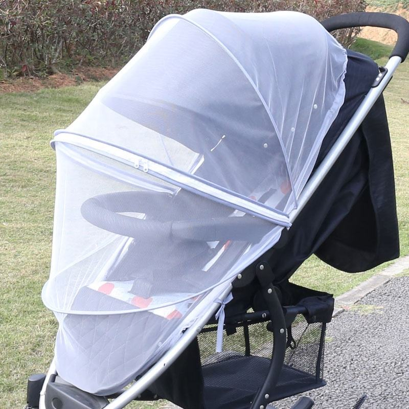 Full Coverage High Tensity Polyester Mesh Baby Stroller Mosquito Net