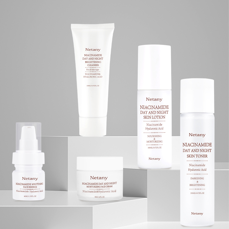 Beauty Cosmetics Skin Care Deep Hydration & Moisture Lock for Radiant Niacinamide Whitening Skin Care Set