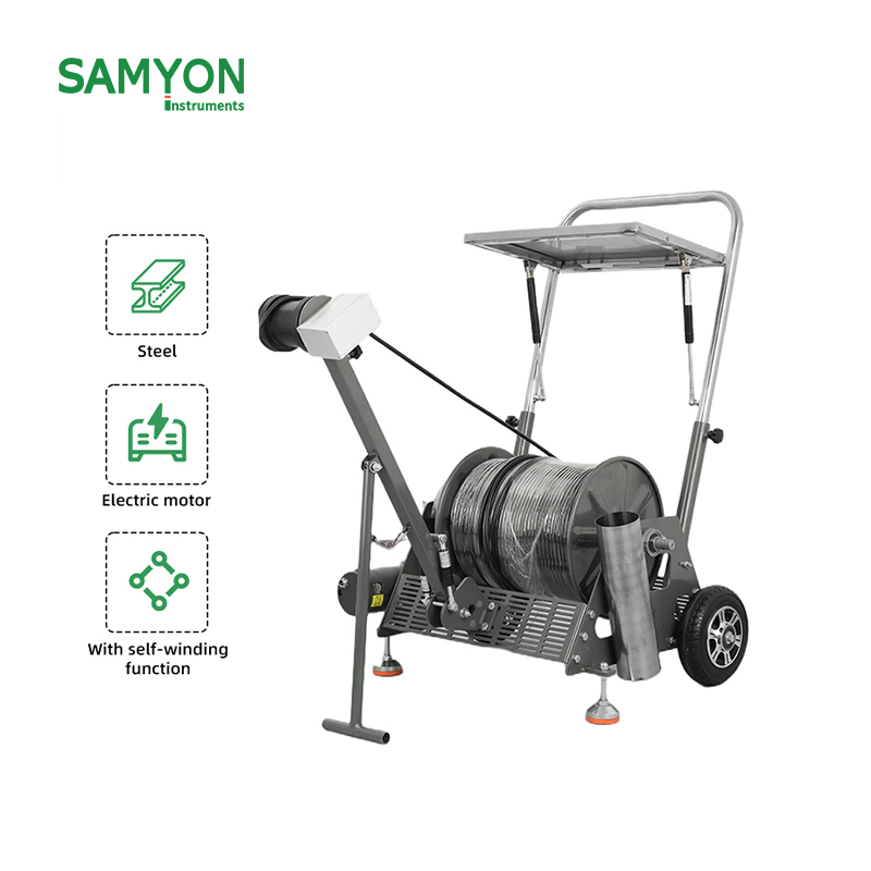 Portable Industrial HD Borewell Underwater Hole 150m Video Deep Drilling Cameras