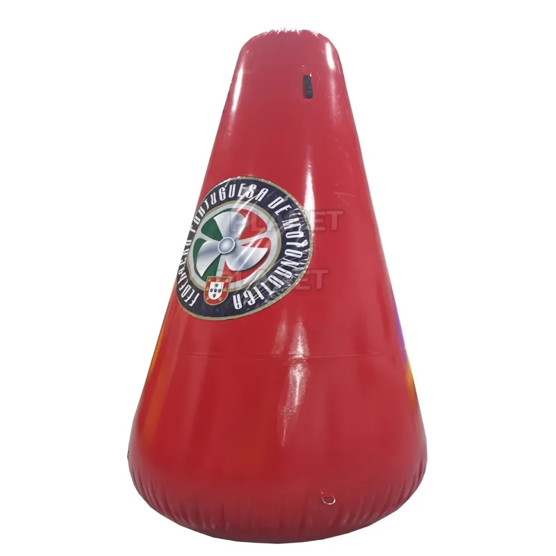 Outdoor Swimming Inflatable Marker Buoy Floating Inflatable Cone Race Water Buoy with Logo