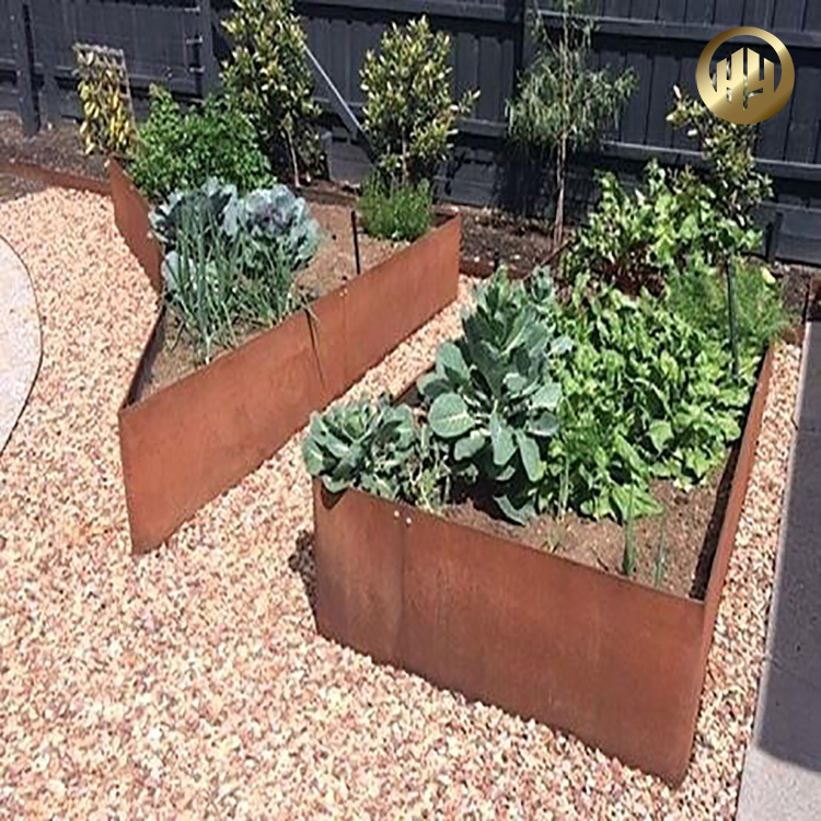 Distinctive Corten Steel Garden Decoration Lawn Border Edging