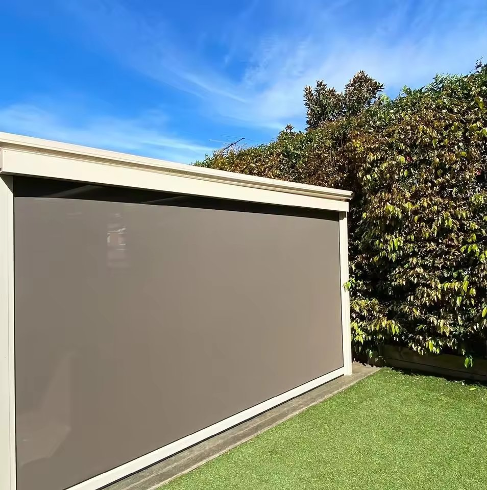 Clearview Windproof Mesh Roller Blind for Porch and Veranda