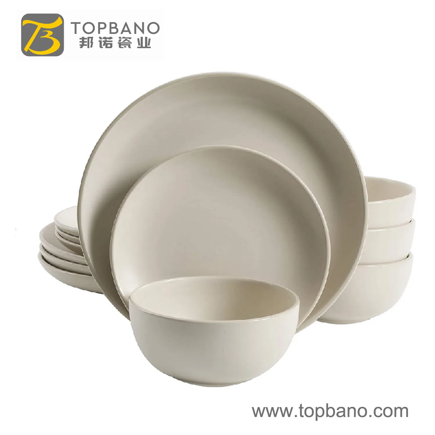 Topbano Mug Maker Porcelain Dinner Plate Ceramic Golden Hotel Dinner Set