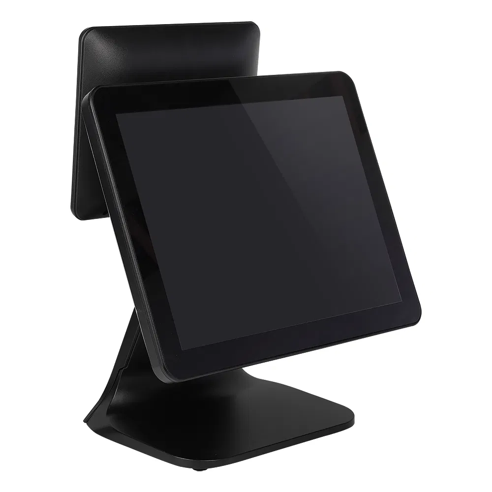 Windows POS Hardware Dual Screen All in One Touch PC Touch Screen POS Terminal Cash Register for Supermarket POS Solution
