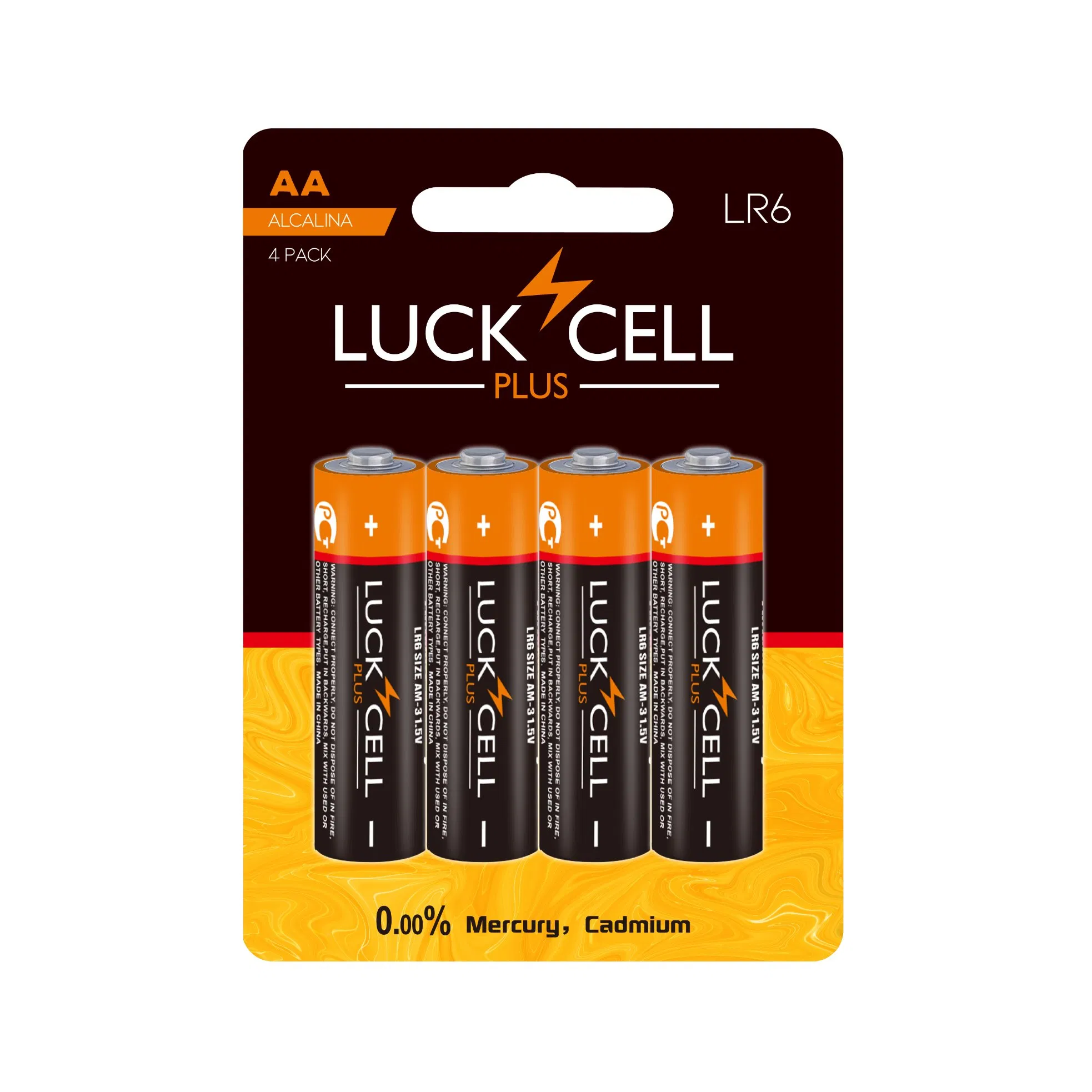 Щелочная батарейка AA Lr6 1.5V LUCKCELL
