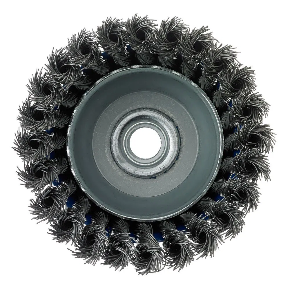 Чашечная щетка 4 дюйма со стальной проволокой
