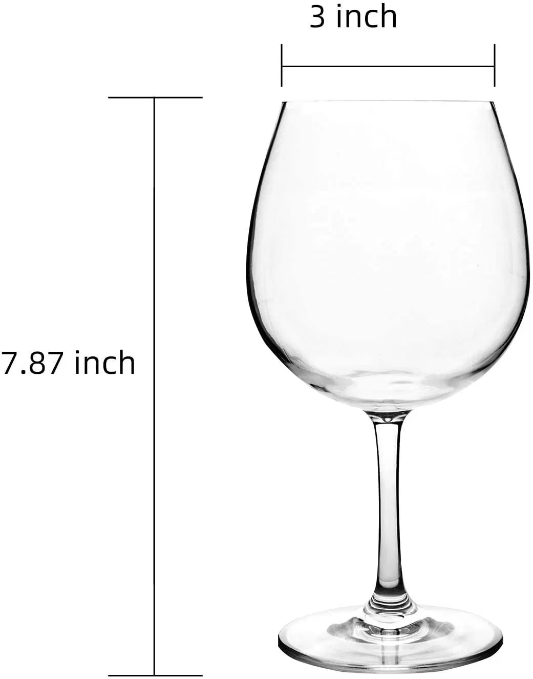12.5-Ounce Unbreakable Wine Glass Acrylic Plastic Stem Wine Glasses for Beran & Steorra Wines Berger Bergstrom