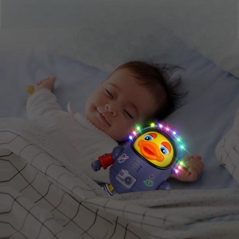 Hot Sale Kids Electric Dancing Astronaut Space Duck Robot Toy