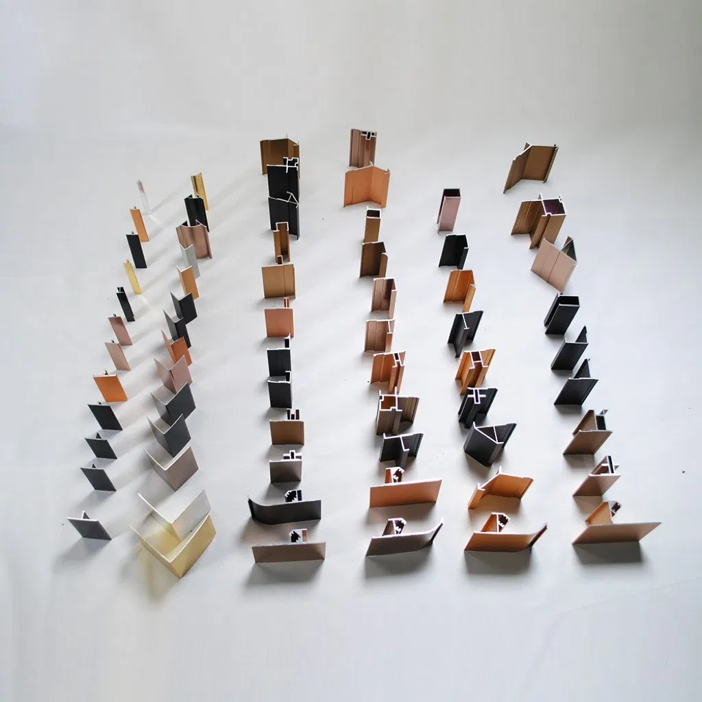 Wall Aluminum Profile Decoration T Shaped Edge Trim Decorative Aluminum Corner Tile Trim