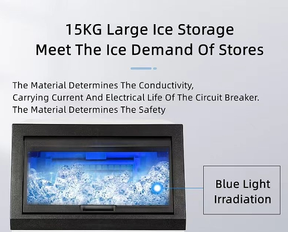 Wholesale Automatic Cube Ice Machine Commerical Ice Maker Machines Air-Cooled 36kg/24h Ice Maker Machine High-Capacity Ice Maker Machine for Hotel& Restaurant