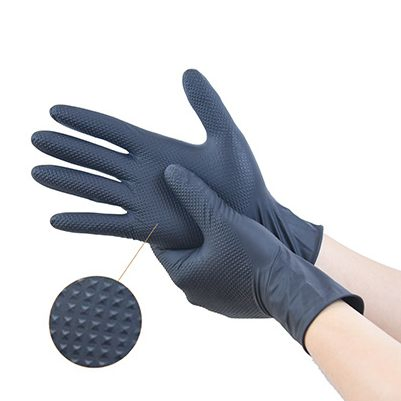 Diamond Textured Grip Nitile Gloves Powder Free
