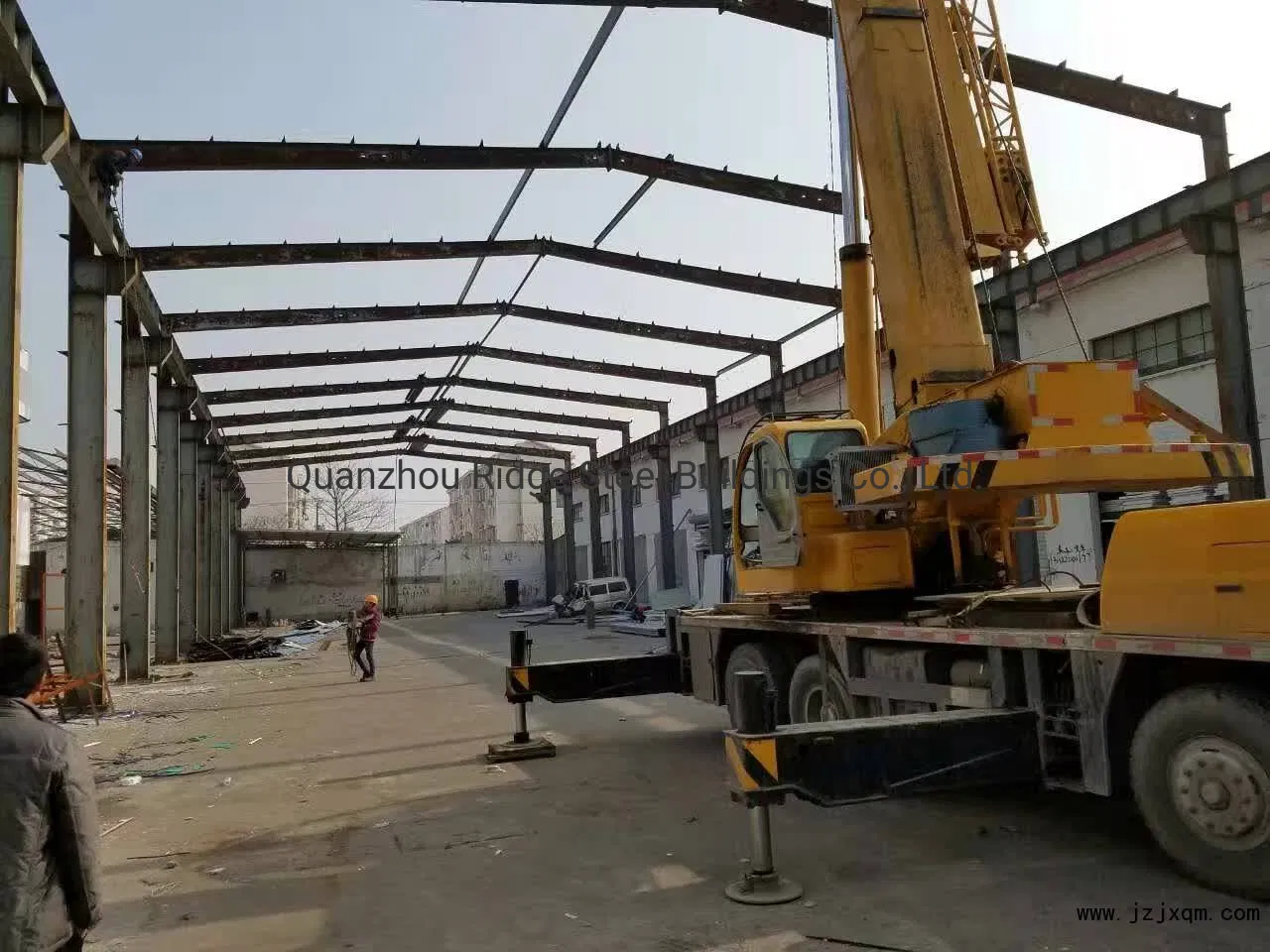 Cost Effective Steel Structure Auto 4s Shop Showroom