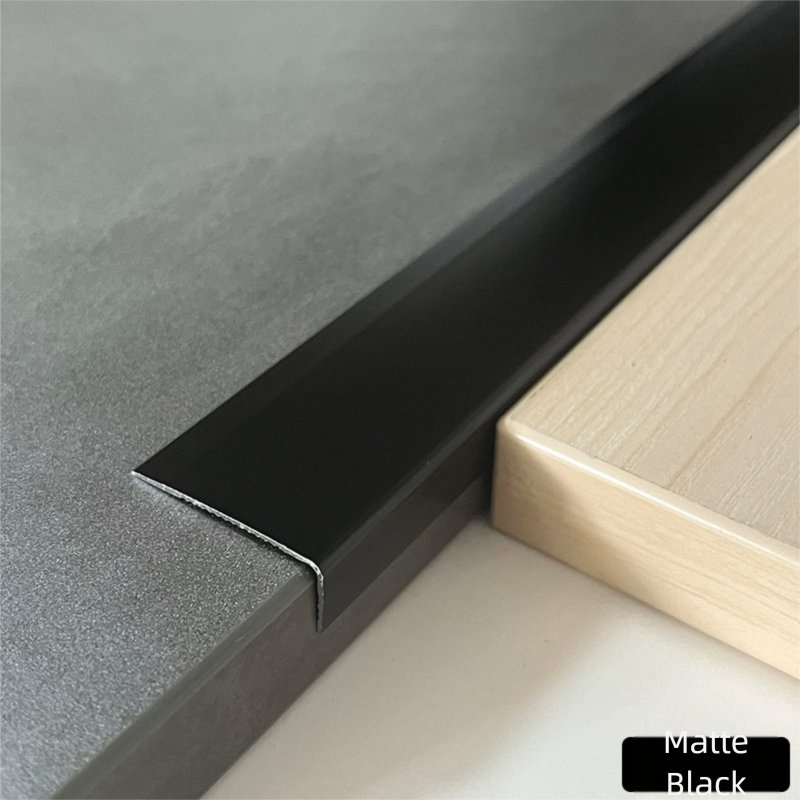 Aluminum Alloy L-Shaped Edge Trim / Ultra-Narrow Tile Edge Trim / Metal Schprofile for Stone and Tile