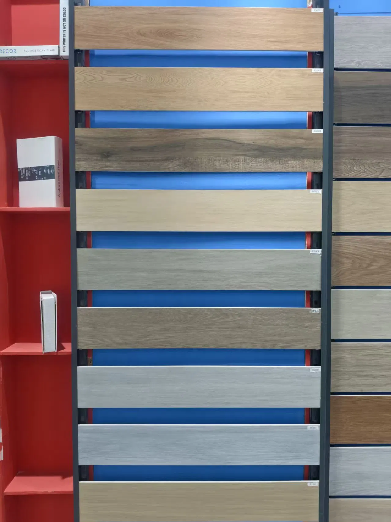 Wood Look Jla Netural Box and Wooden Pallet Porcelain Tile Ceramic Floor Tiles