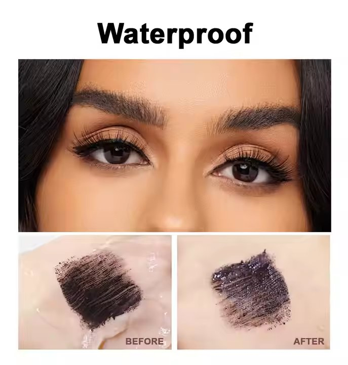 Create Your Own Brand Custom Logo Cruelty Free Makeup Wholesale Keratin Vegan Oil Free 4D Long Lash Fiber Mascara Private Label