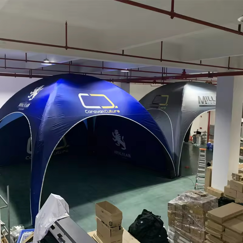 Fancy Gradient Dark Purple Inflatable Gazebo Tent for Outdoor Events Air Dome Tent for Promotional Exhibitions