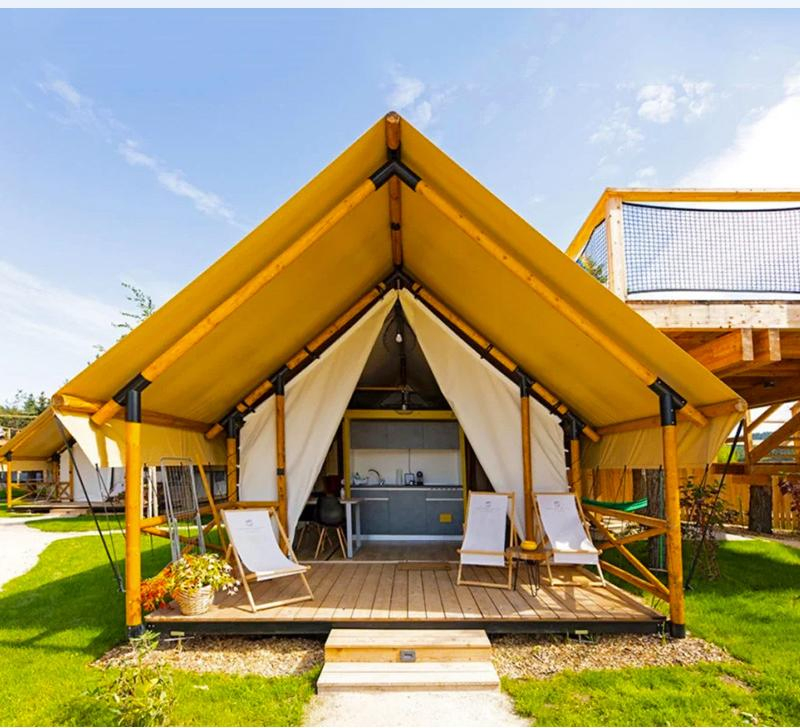 High Quality Cotton Canvas Water Proof Prefab House Luxury Hotel Tent