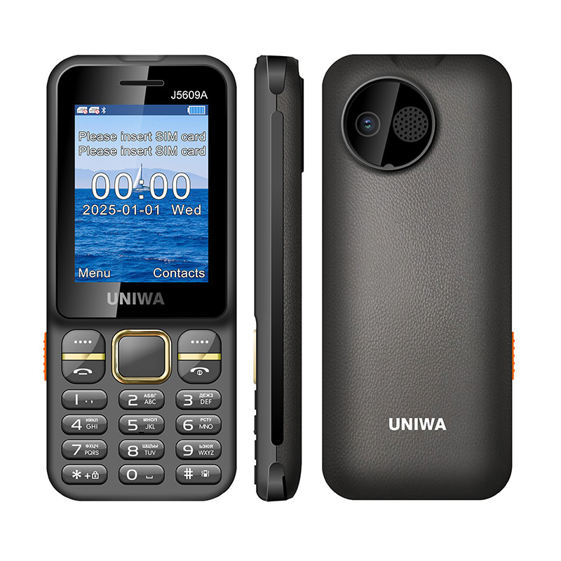 Кнопочный телефон Uniwa J5609A с мощным аккумулятором