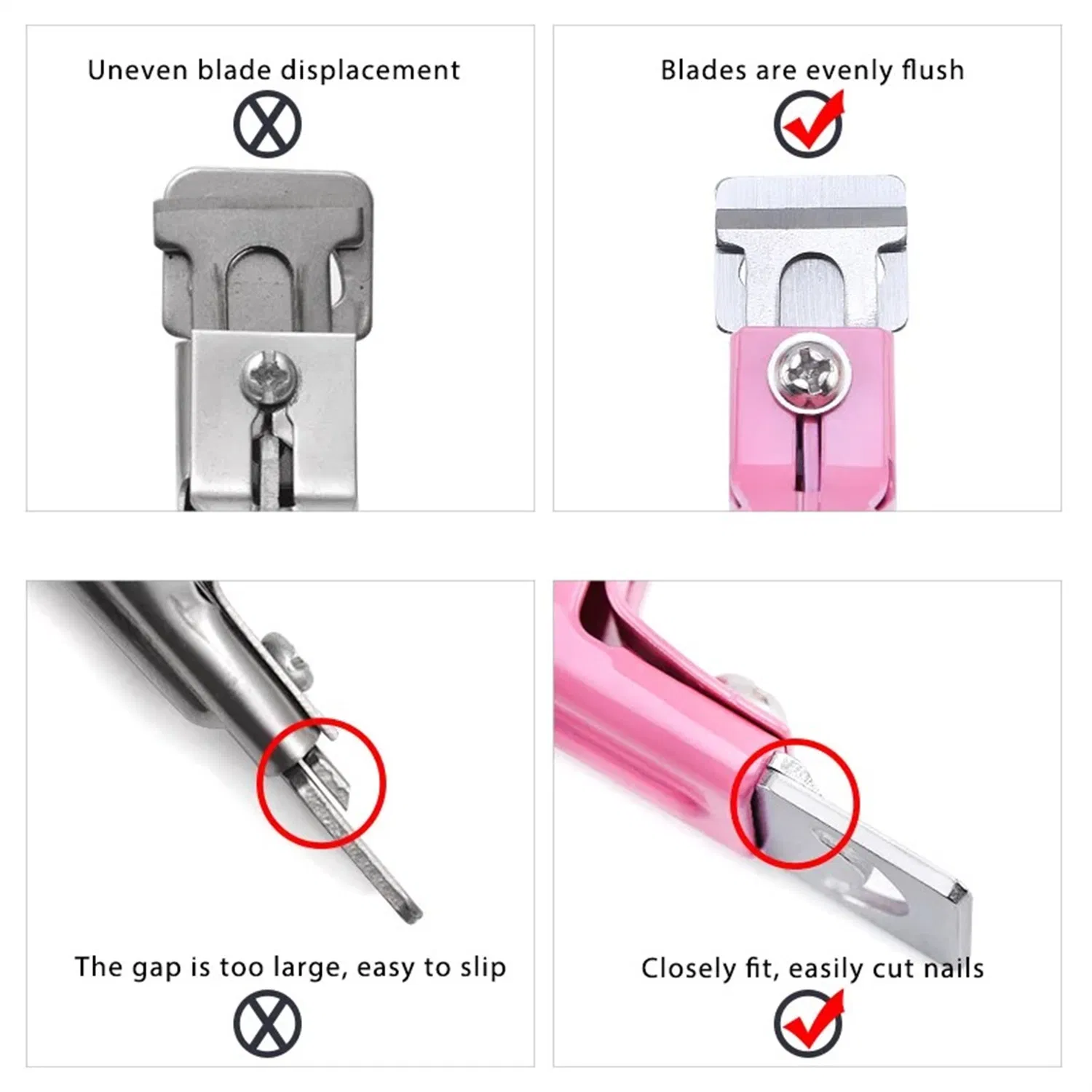 Professional Nail Art Clipper Special Type U Word False Tips Edge Cutters Manicure Colorful Stainless Steel Nail Art Tools
