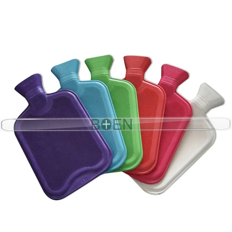 2L Large Reusable Leak Proof Hot-Water Bag Hot Compress Rubber Hot Water Bag for Neck Shoulders Dysmenorrhea Pain Relief