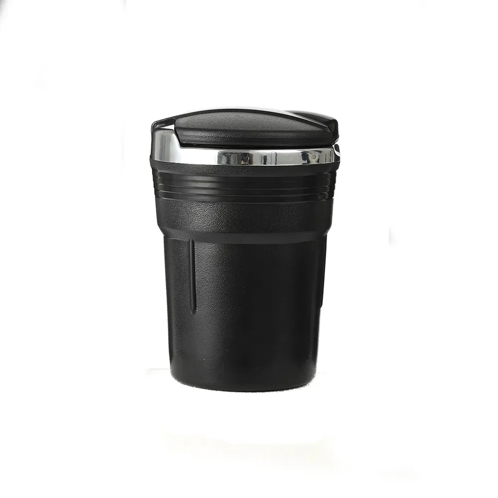 Wholesale Portable Round Car Cigarette Ashtray with Light and Lids
