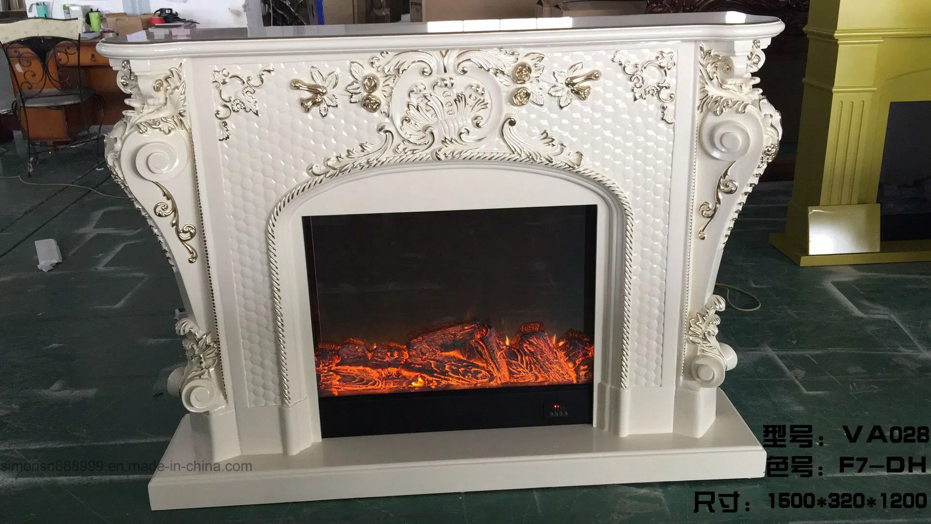Factory Luxury Marble Fireplace Exquisite European Style Fireplace