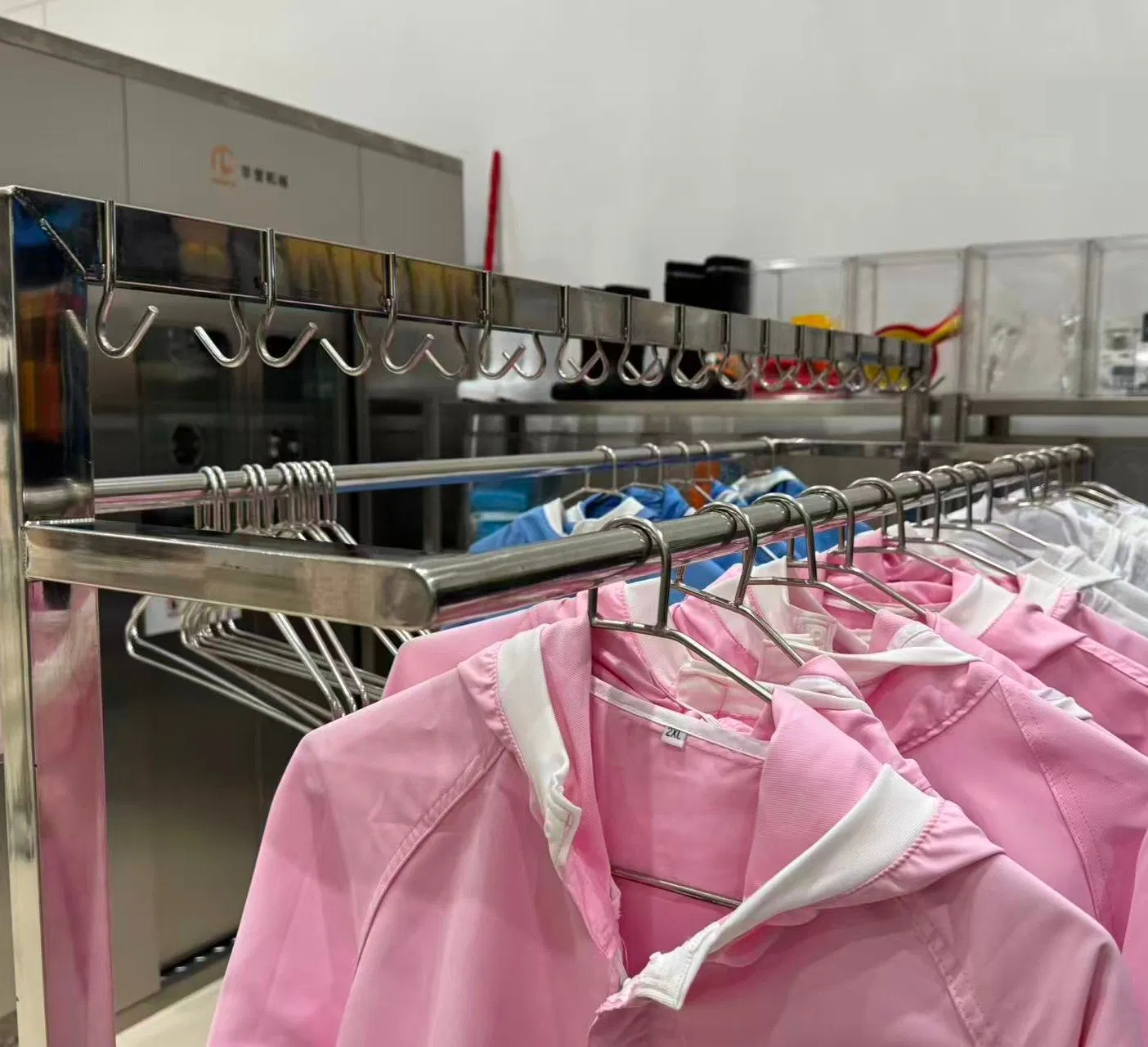 Durable Industrial-Grade Stainless Steel Multi-Functional Clothing Rack