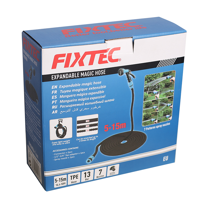 Fixtec 5m Durable Expandable Flexible Magic Water Garden Hose