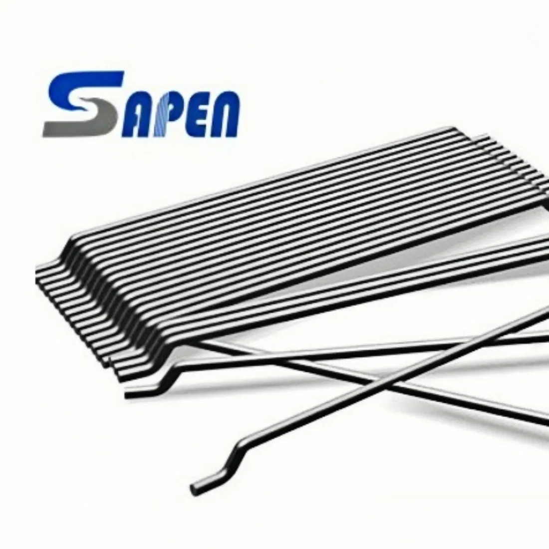 Copper Coated Steel Fiber with 0.2*16mm Good Crack Resistance Use in Bridge Construction Material