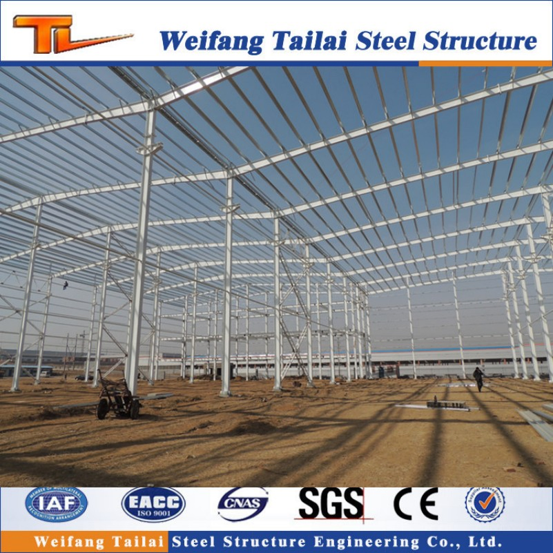 Carbon Steel Column Prefab Prefabricated Building Metal Workshop