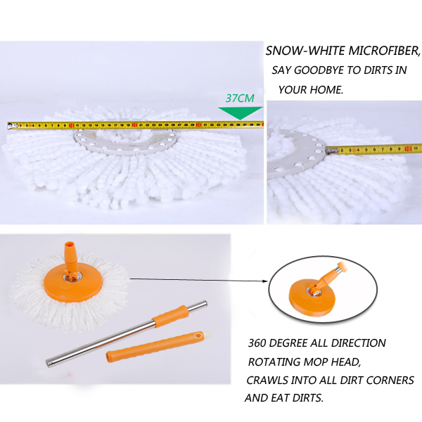 Joyclean Super Square Mop Bucket Cleaning Mop and Bucket with Pedal