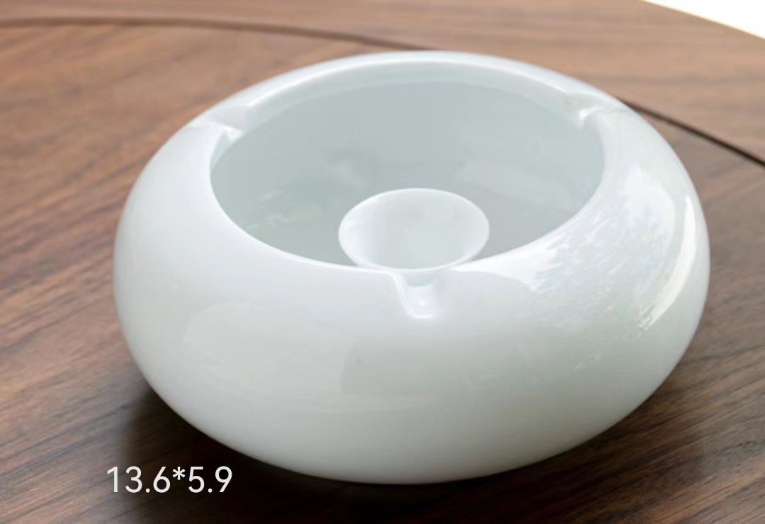 Hotel Porcelain Hotelware Tableware Ceramics Glass Ashtray 3.5"Asthtray
