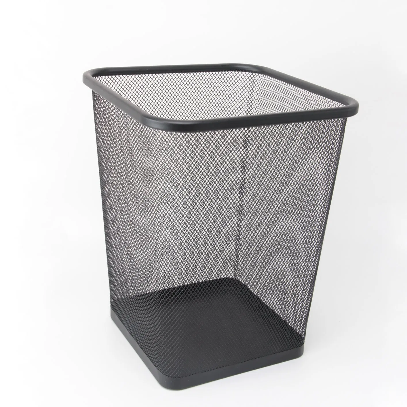 Cheap Wire Mesh Round Wastebasket Hotel Steel Mesh Waste Basket