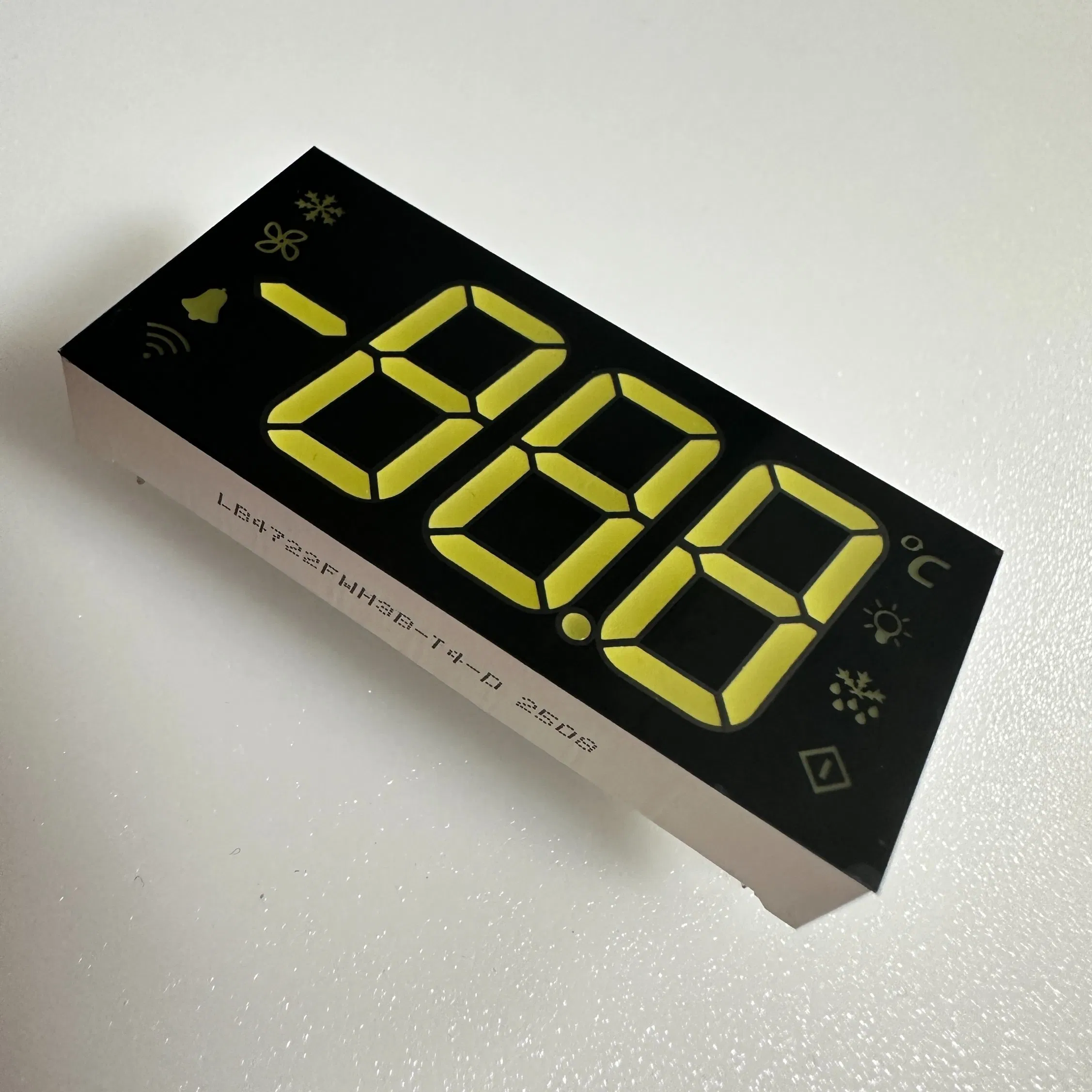 Ultra White LED Display 3 Digit 17mm 7 Segment Common Cathode for Refrigerator Indicator