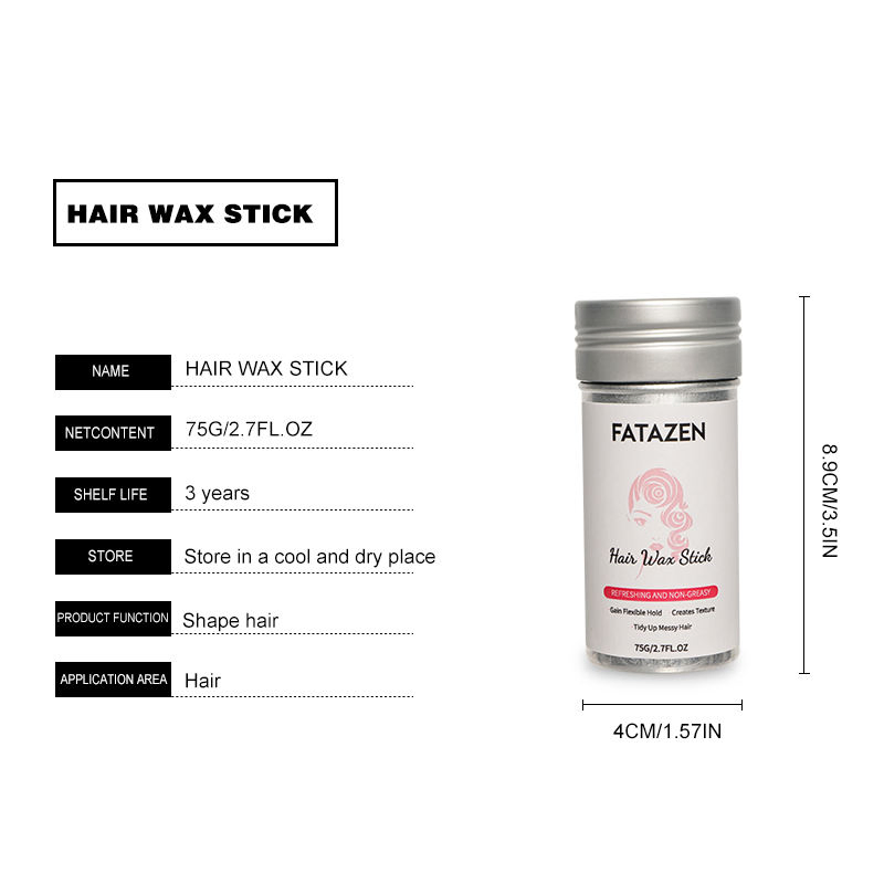 OEM High Quality Unisex Hair Wax Stick Extra Strong Hold Hair Clay for Man and Woman Private Label Edge Control Hair Wax Stick