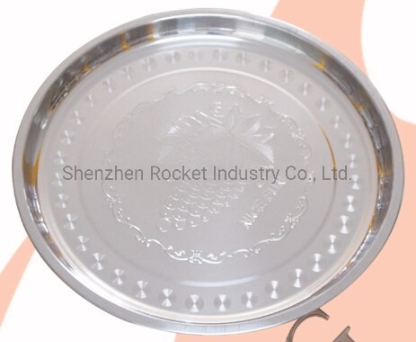 Made in China Cheap Stainless Steel Home Use Round Tray