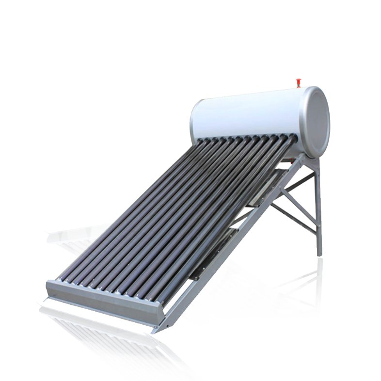 Compact Non-Pressure Solar Water Heater with Electric Heating