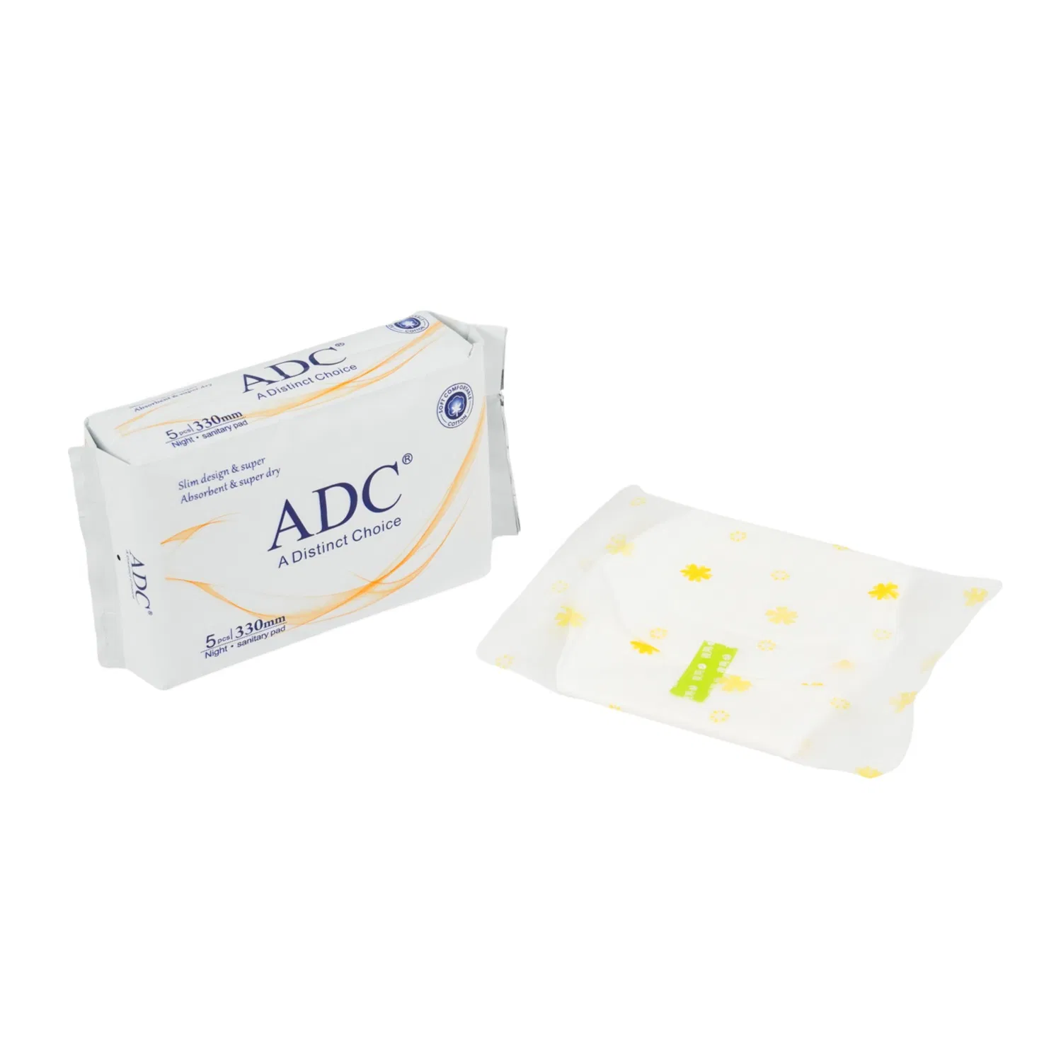 180-420 mm Pure Cotton Comfortable Women Sanitary Napkin Pad